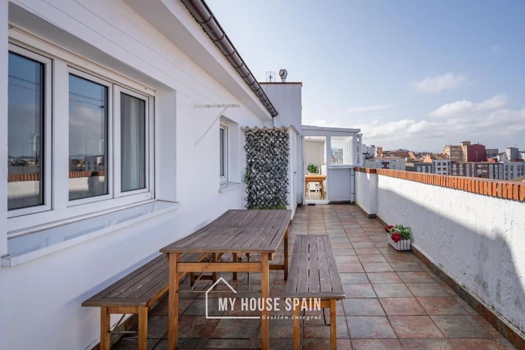 Myhousespain - Atico Con Gran Terraza En Gijon Gijón Exterior foto